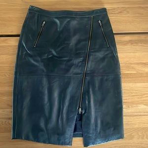 100% leather Halogen skirt